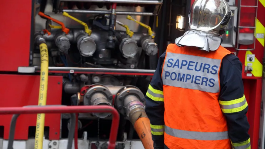 Un incendie à Thônes en Haute-Savoie mercredi