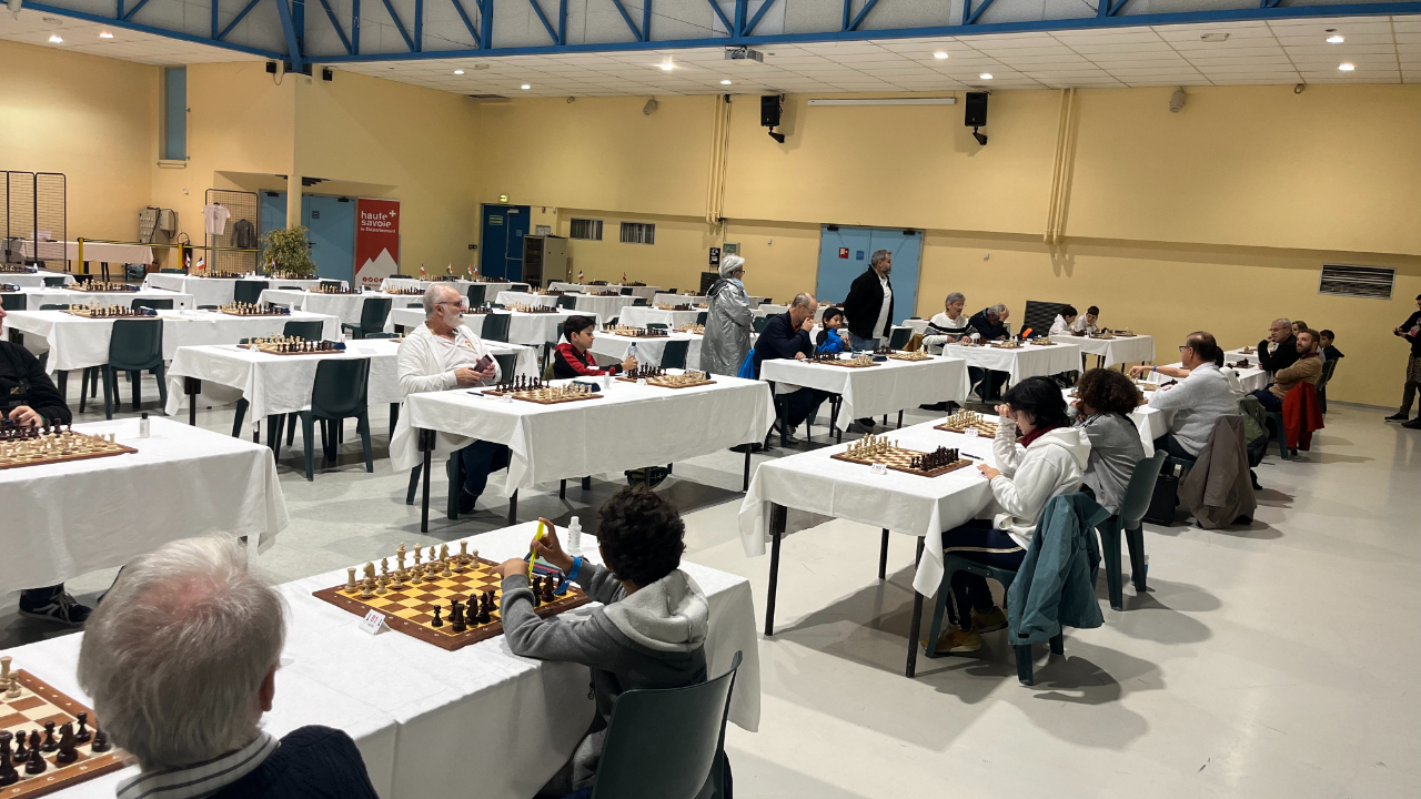 1er Festival international d'échecs à Annemasse (interview)