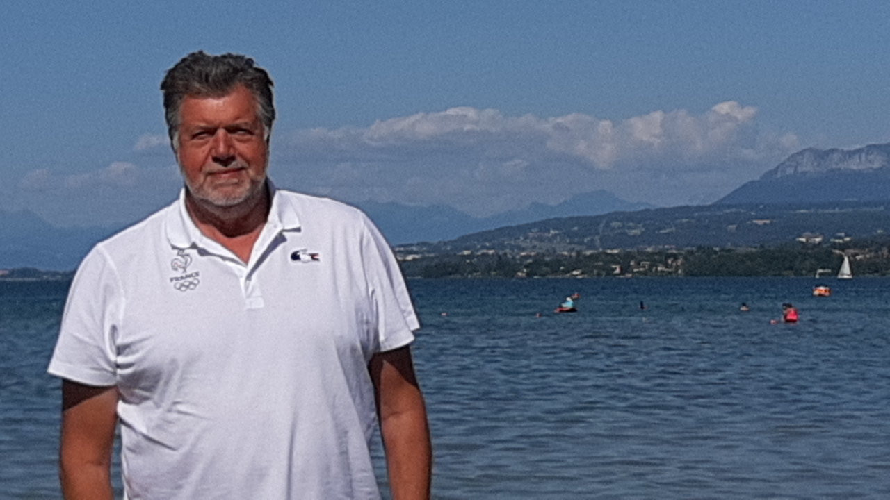 1ère journée du championnat de France de Beach Rowing Sprint à Excenevex sur la plage d'Excenevex (interview)