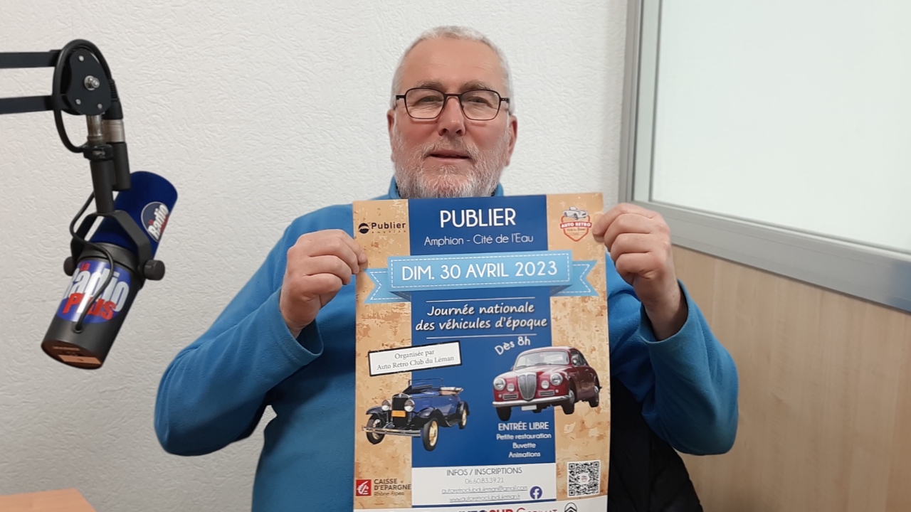 Amphion/Publier : la journée nationale des véhicules d'époque le dimanche 30 avril (interview)