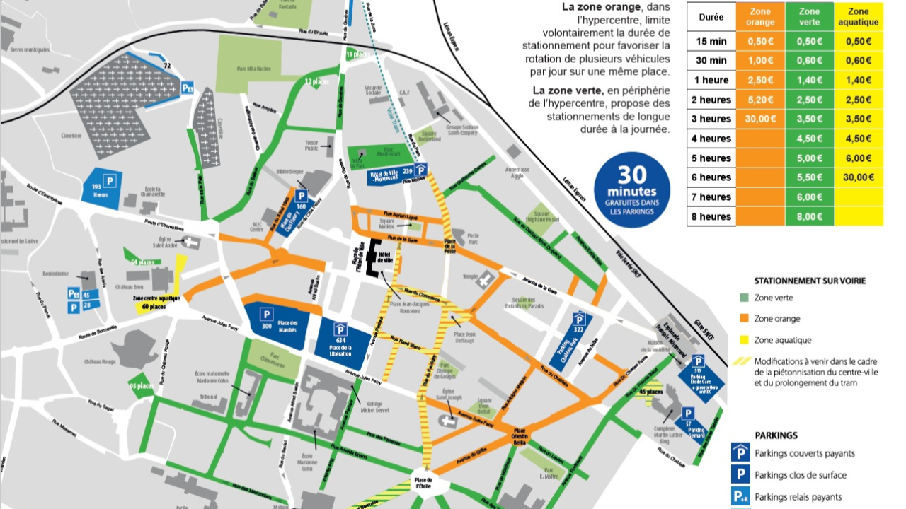 Annemasse : du changement pour le stationnement Annemasse : du changement pour le stationnement