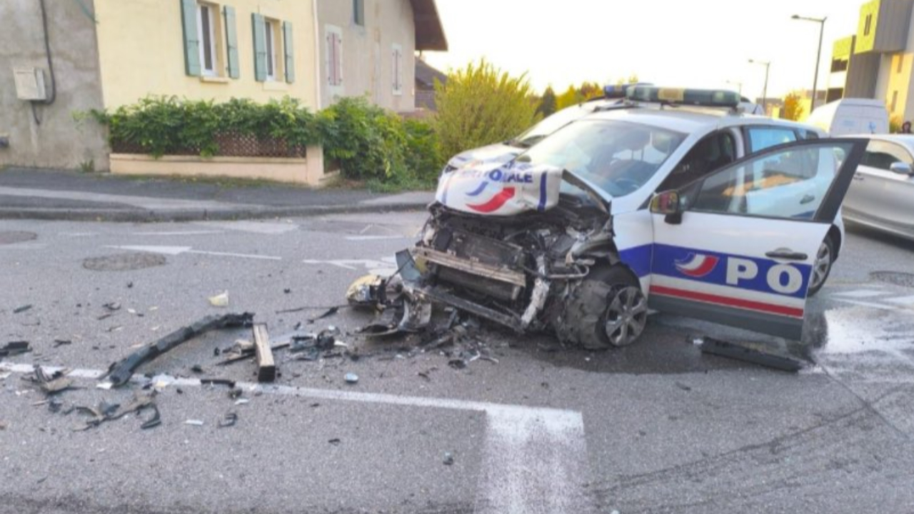 Annemasse : un accident après une course-poursuite Annemasse : un accident après une course-poursuite