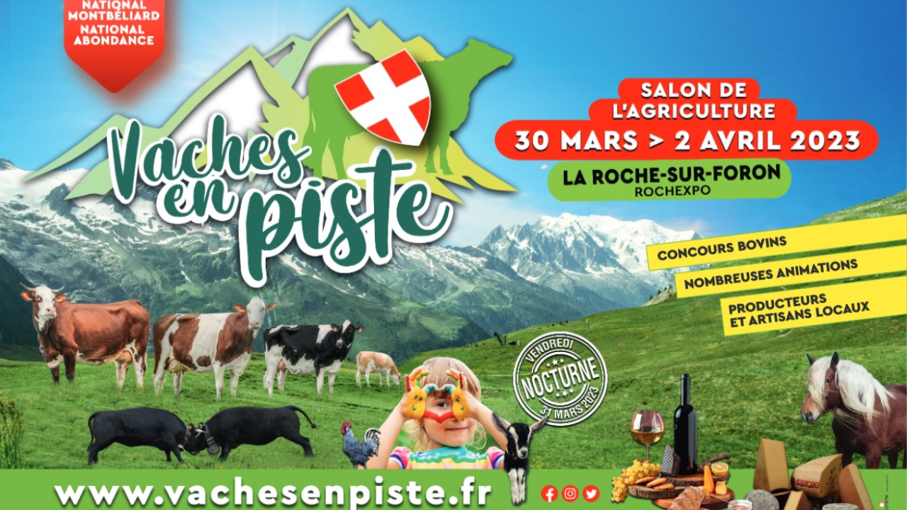 C'est parti pour Vaches en Pistes à La Roche !