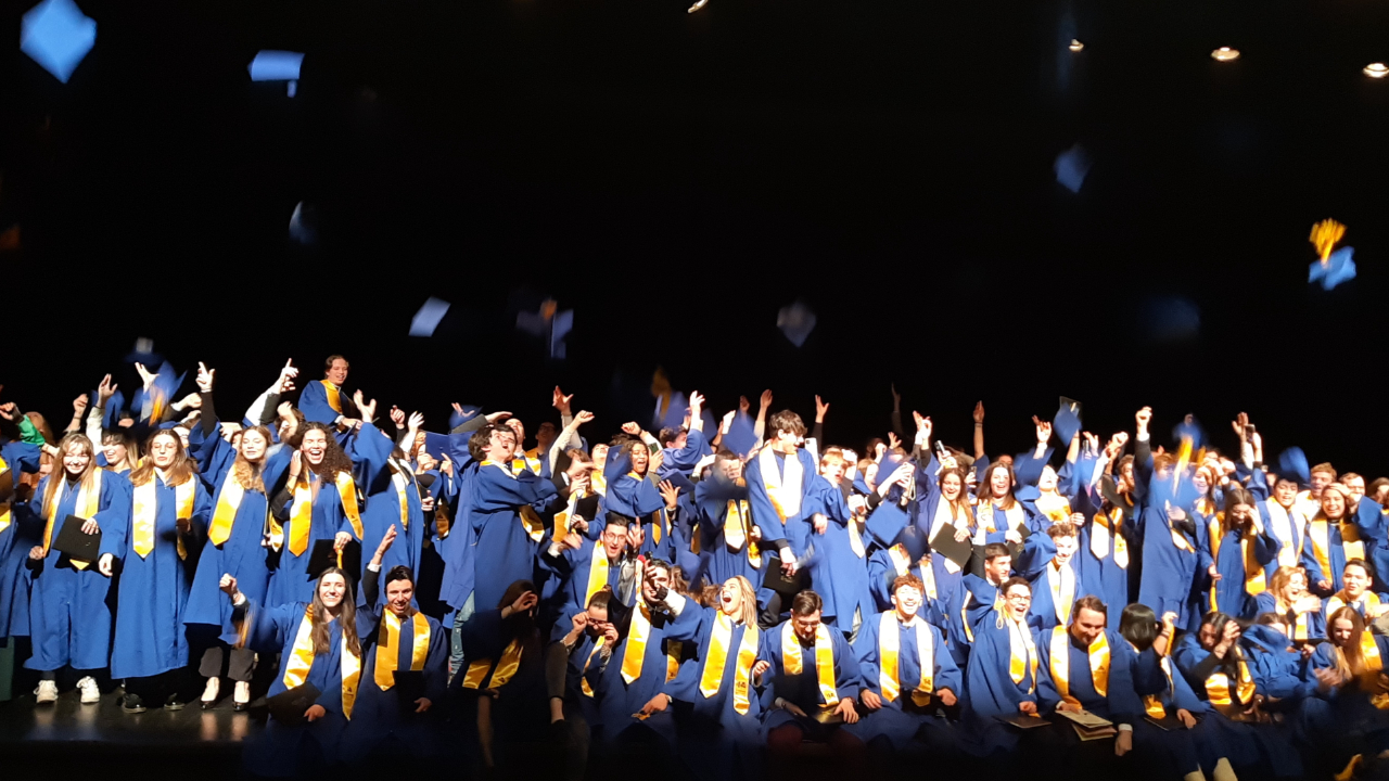 Cérémonie de remise des diplômes du Lycée Hôtelier de Thonon (interview)