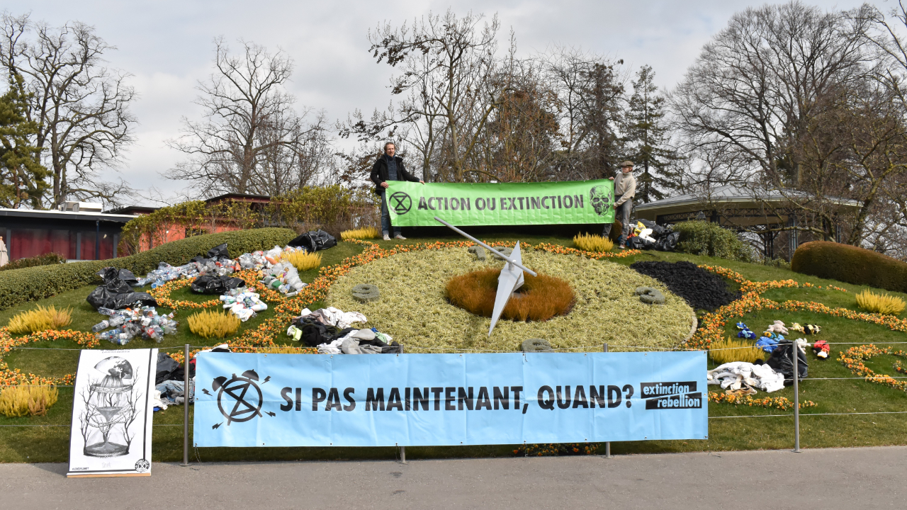 Genève : fin de la campagne « AC ! » par Extinction Rebellion