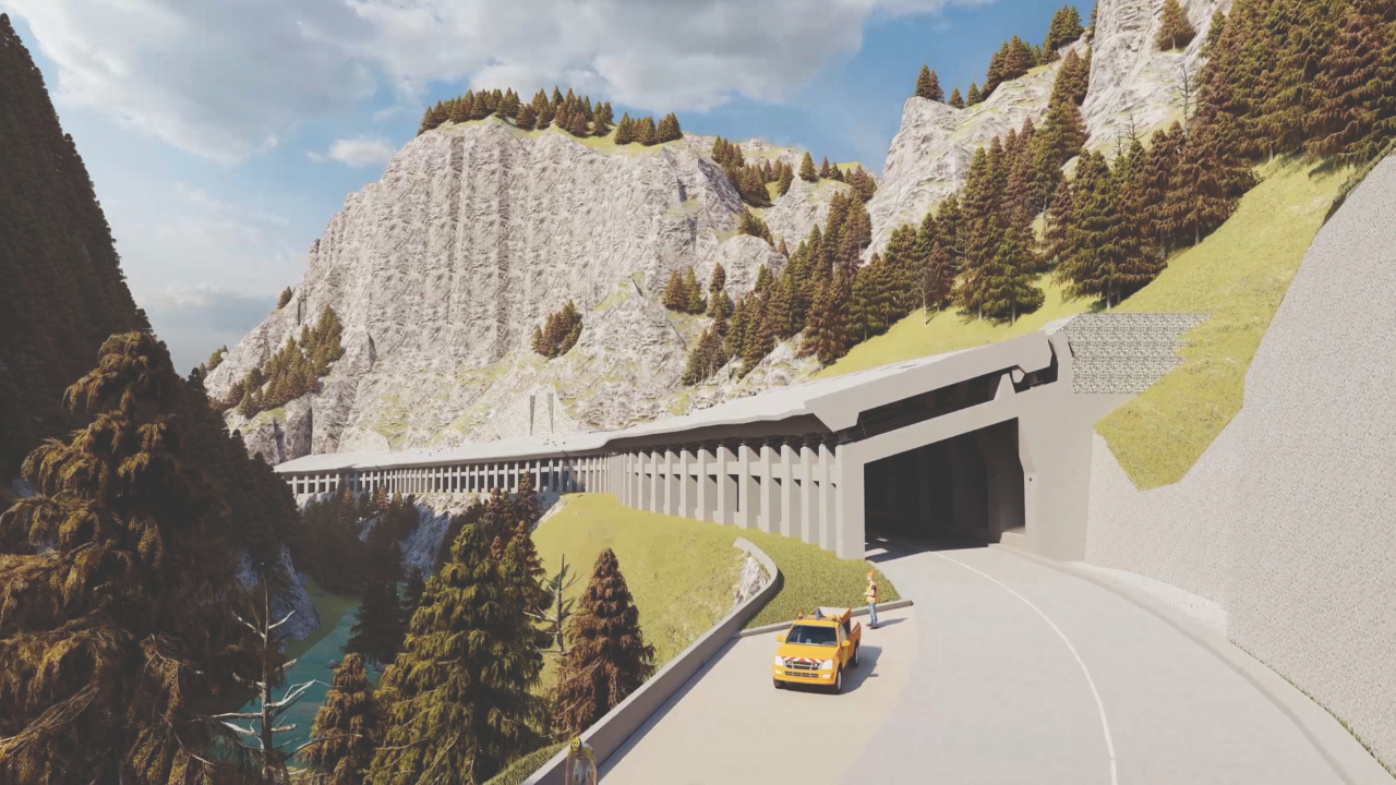 Commune du Biot : fermeture de la RD 902 suite à une chute de blocs rocheux Commune du Biot : fermeture de la RD 902 suite à une chute de blocs rocheux