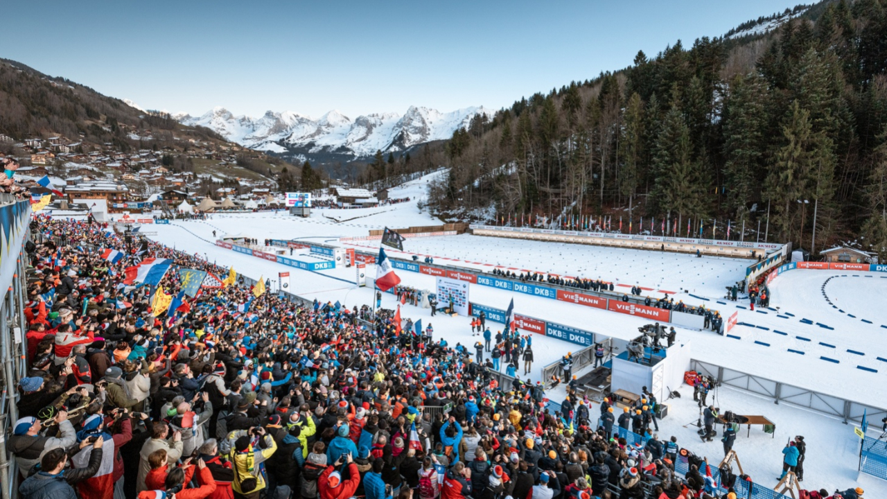 Coup d&rsquo;envoi de la coupe du monde de biathlon