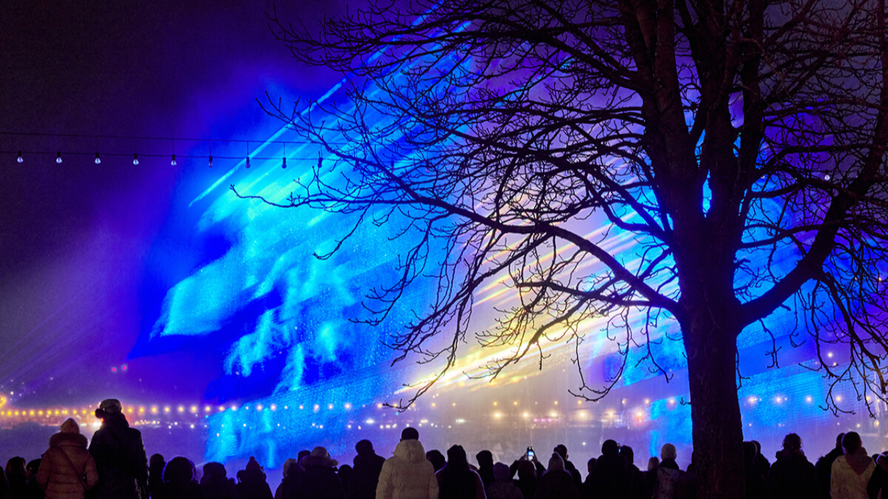 Coup d'envoi du festival des lumières à Genève Coup d'envoi du festival des lumières à Genève