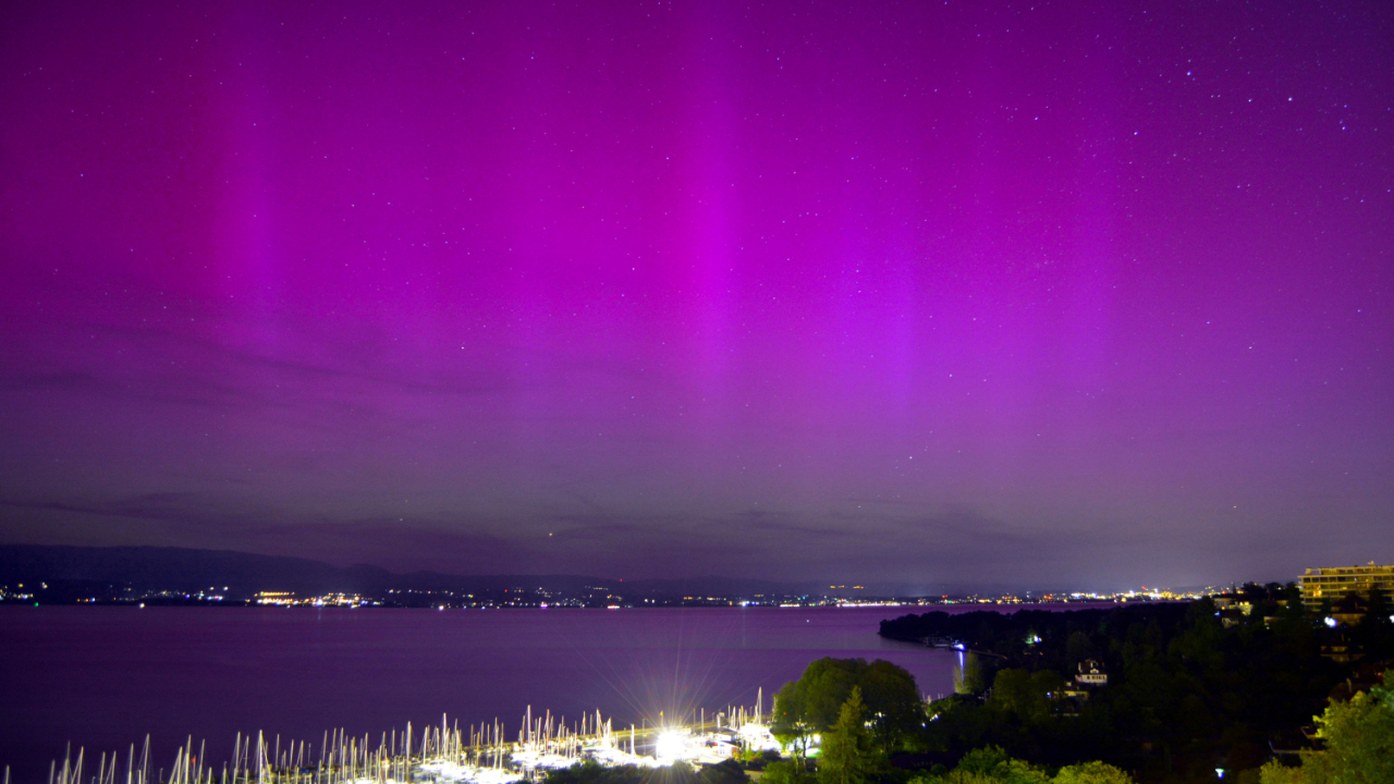 Des aurores boréales ont illuminé le ciel haut-savoyard