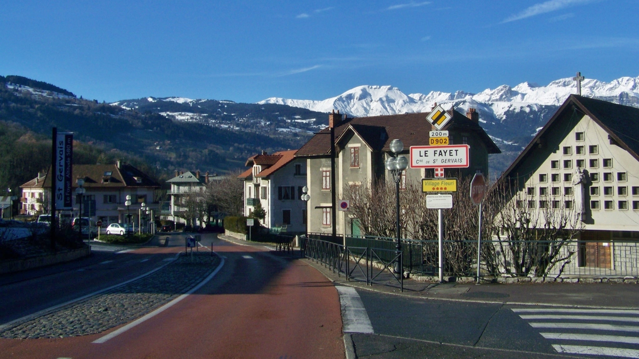 Des perturbations dans le centre du Fayet à Saint-Gervais cette semaine