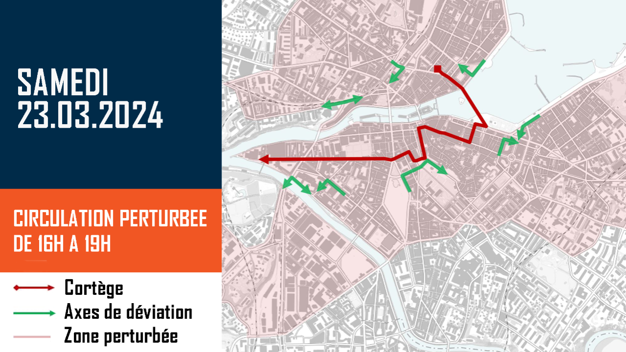 Des perturbations dans le centre-ville de Genève samedi