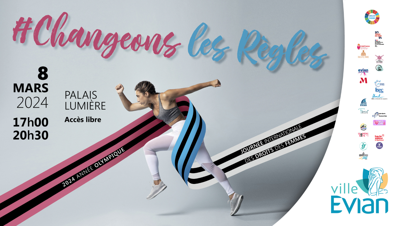 Evian : &laquo; Changeons les r&egrave;gles &raquo; : un temps fort pour sensibiliser &agrave; la condition f&eacute;minine et &agrave; la parit&eacute; dans le sport