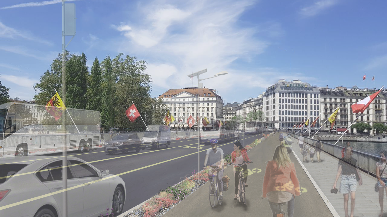 Genève : la passerelle du Mont-Blanc ne convainc pas tout le monde