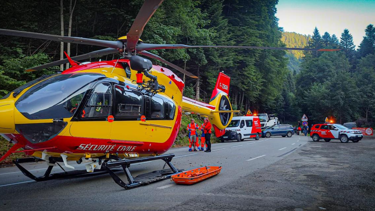 Haute-Savoie : grave accident de la route, un cycliste entre la vie et la mort après avoir été percuté par une voiture