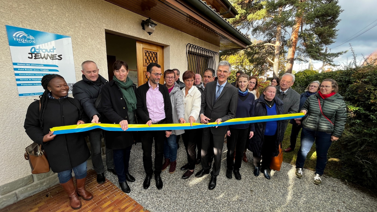 Inauguration du nouvel espace &laquo; Atout Jeunes &raquo; de Thonon