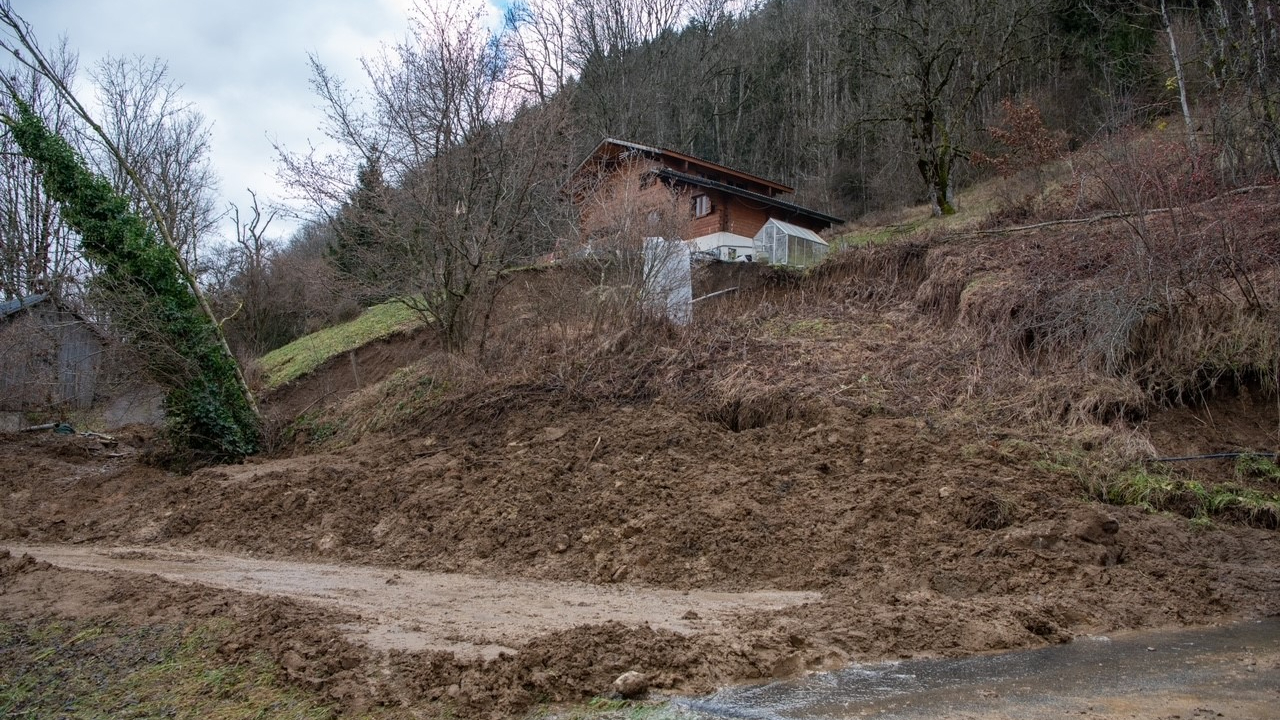 Intempéries : visite de chantier sur différentes routes départementales