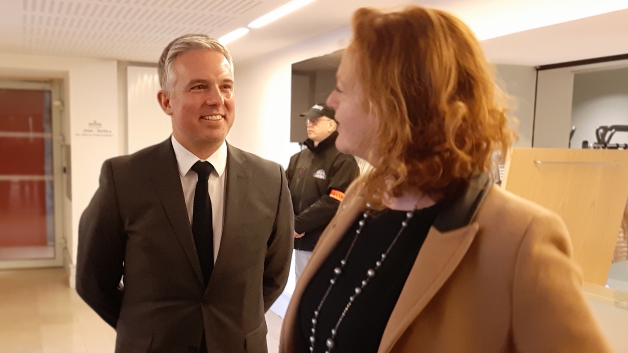 Jean-Christophe Combe, Ministre des solidarités à Evian ce vendredi 3 février (interview)