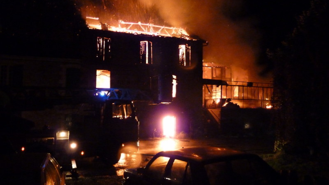 Juvigny : une maison prend feu Juvigny : une maison prend feu