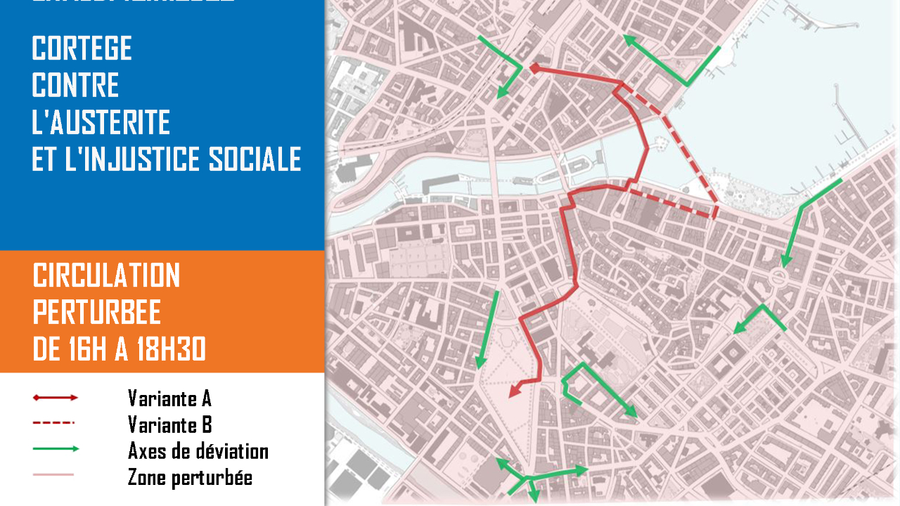 La circulation va &ecirc;tre difficile &agrave; Gen&egrave;ve samedi apr&egrave;s-midi