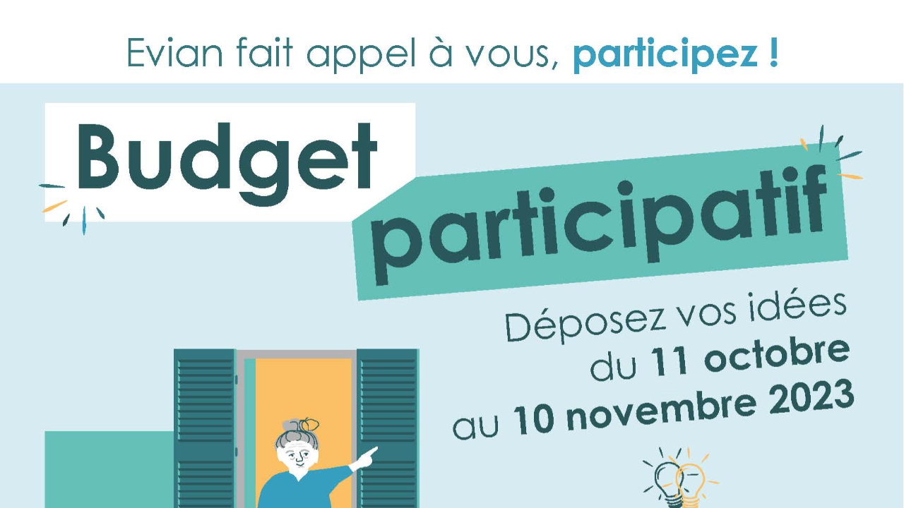 La Ville d'Evian lance son tout premier budget participatif