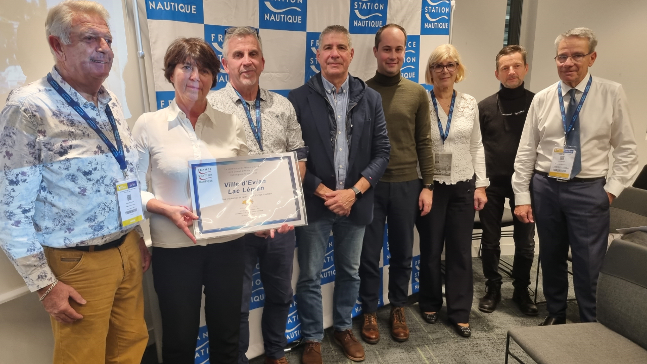 La Ville d'Evian obtient le label « France station nautique »