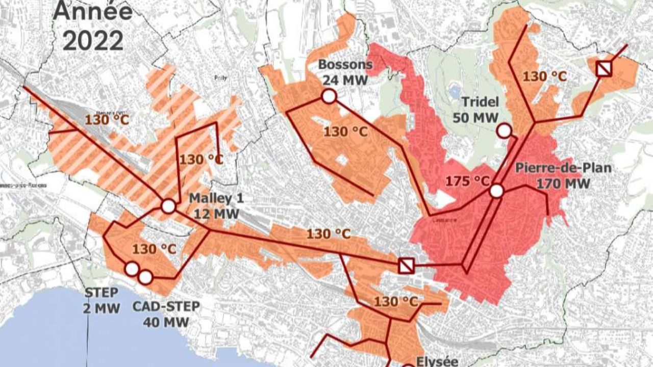Lausanne : bient&ocirc;t un chauffage &agrave; distance 100% renouvelable