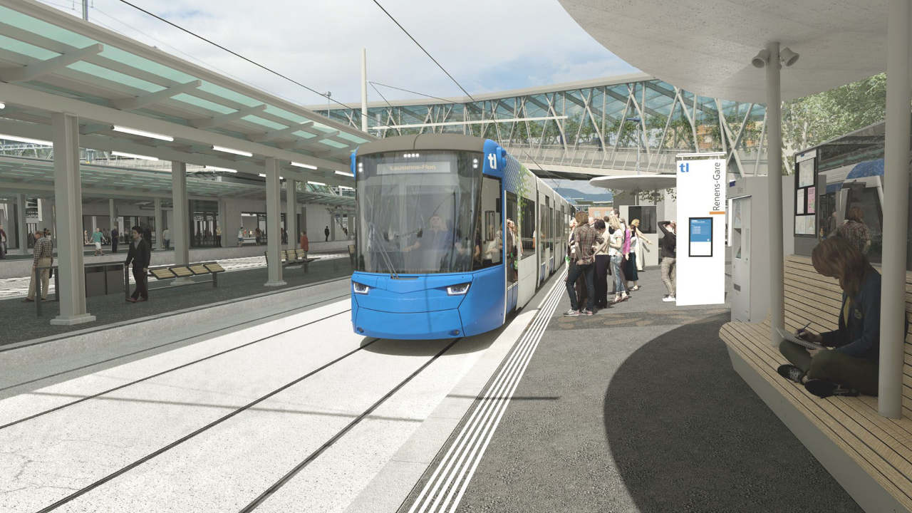Lausanne : Le tramway T1 va s'étendre pour 198 millions de francs
