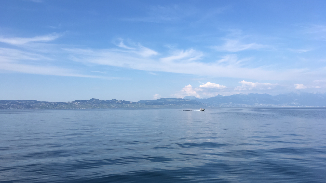 Le lac Léman continue de se réchauffer