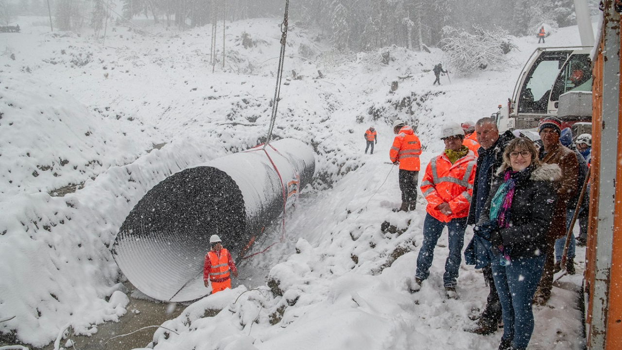 Le Reposoir : la réouverture de la RD4 bientôt possible