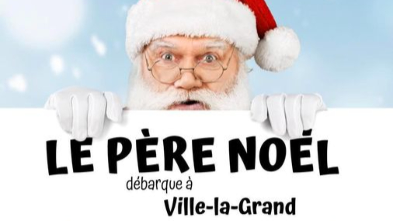 Le samedi 17 décembre, le Père Noël va rendre visite aux commerçants de Ville-la-Grand et distribuera des jouets (interview)
