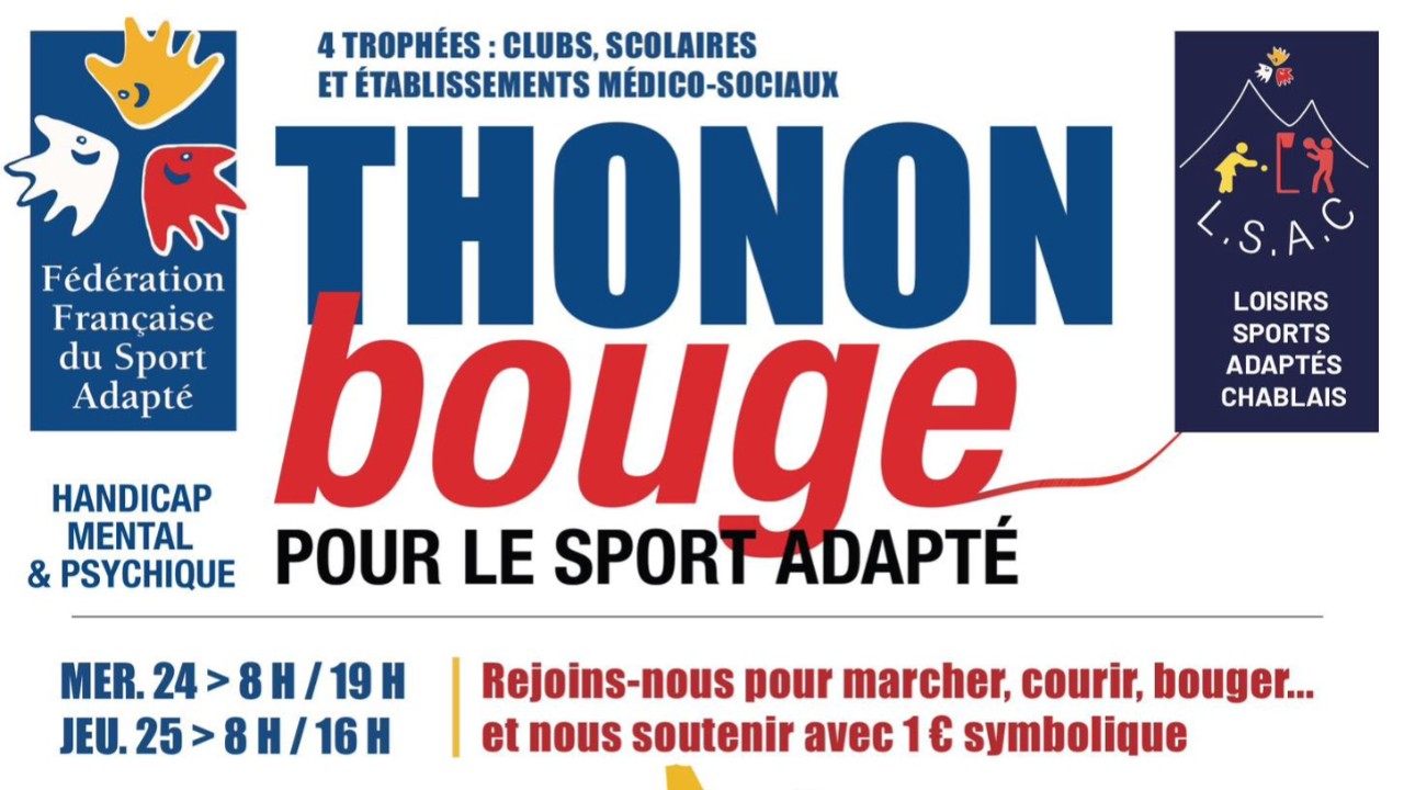 Les 24 et 25 septembre, Thonon va bouger pour le sport adapté (interview)