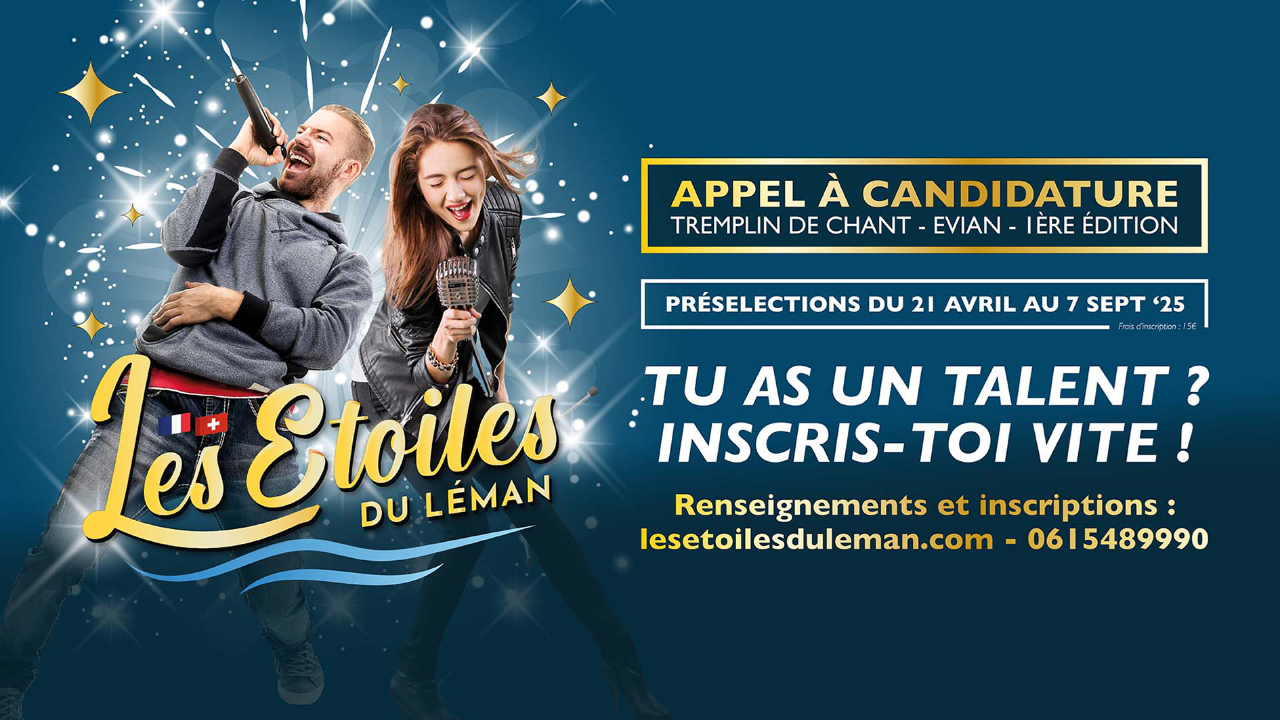 Les inscriptions sont ouvertes pour le tremplin de chant "Les étoiles du Léman" (interview)