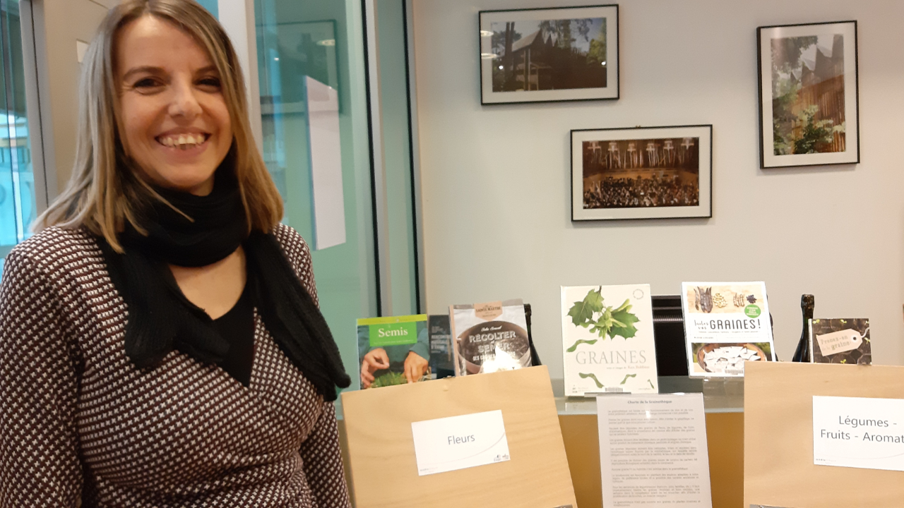 Nouveau : une grainoth&egrave;que &agrave; la m&eacute;diath&egrave;que d'Evian