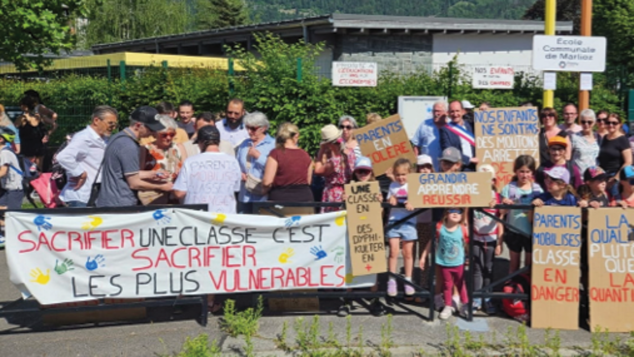 Passy : La fermeture d'une classe &agrave; Marlioz repouss&eacute;e d'un an