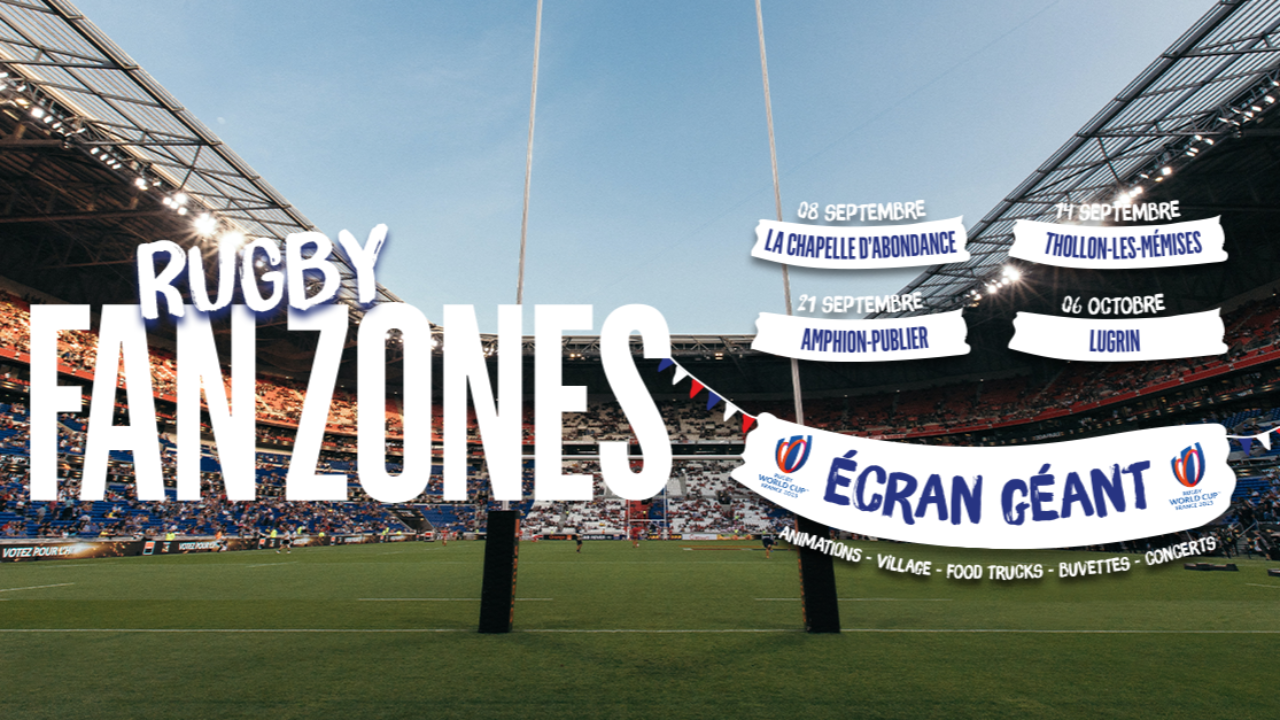 Rugby : France Italie sur écran géant à Lugrin !