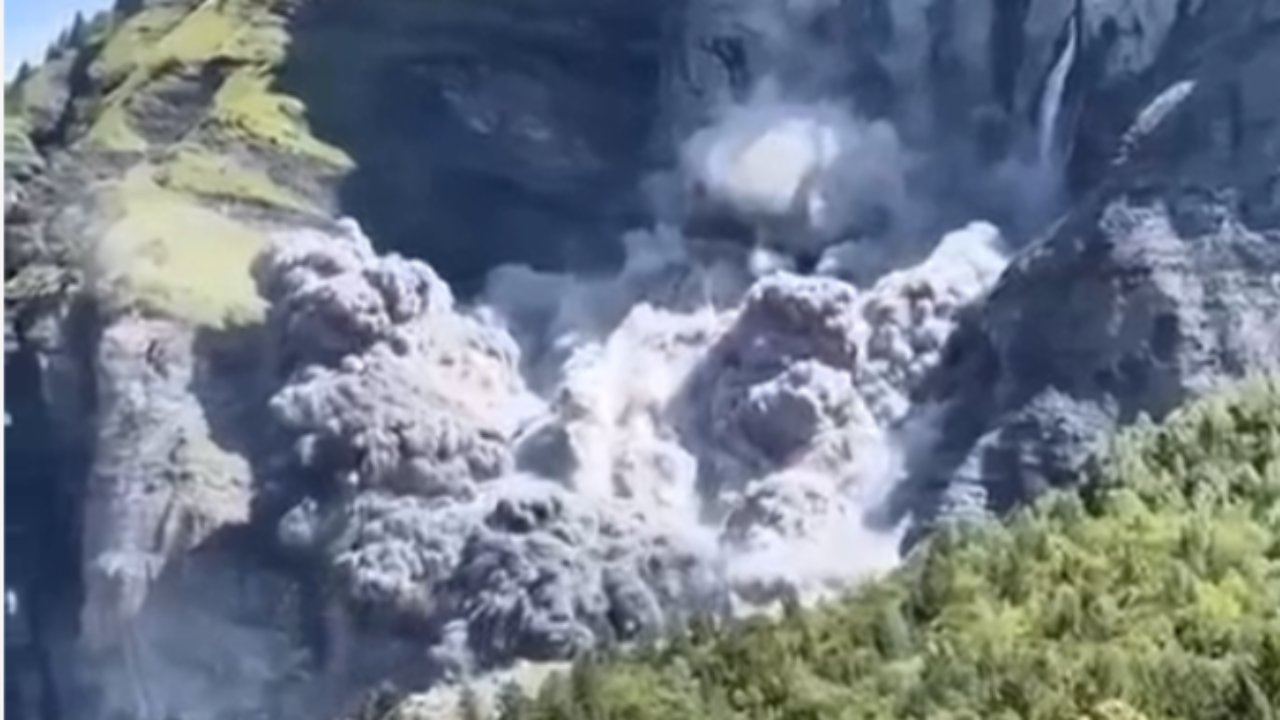 Eboulement à Sixt Fer à Cheval : "c'est très rare et ce sont des images impressionnantes" selon un géomorphologue du CNRS