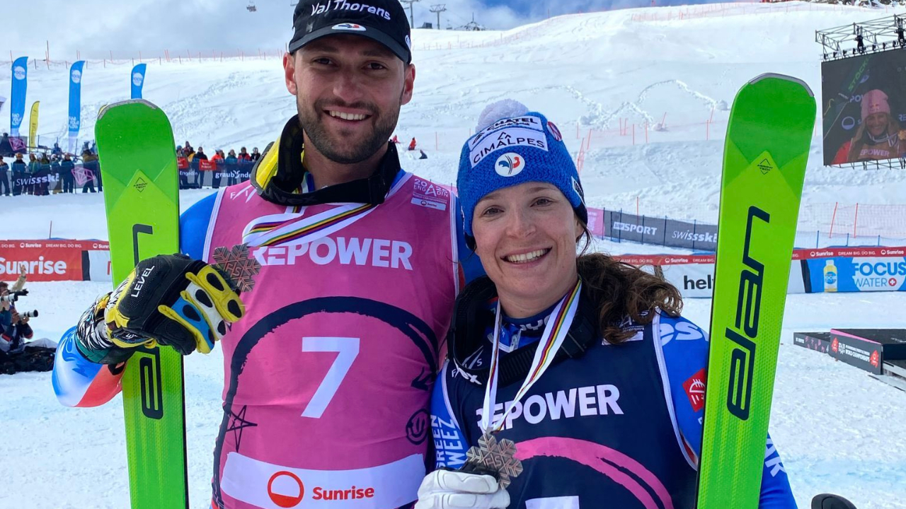 Skicross : Jade Grillet-Aubert et Melvin Tchiknavorian en argent aux Mondiaux