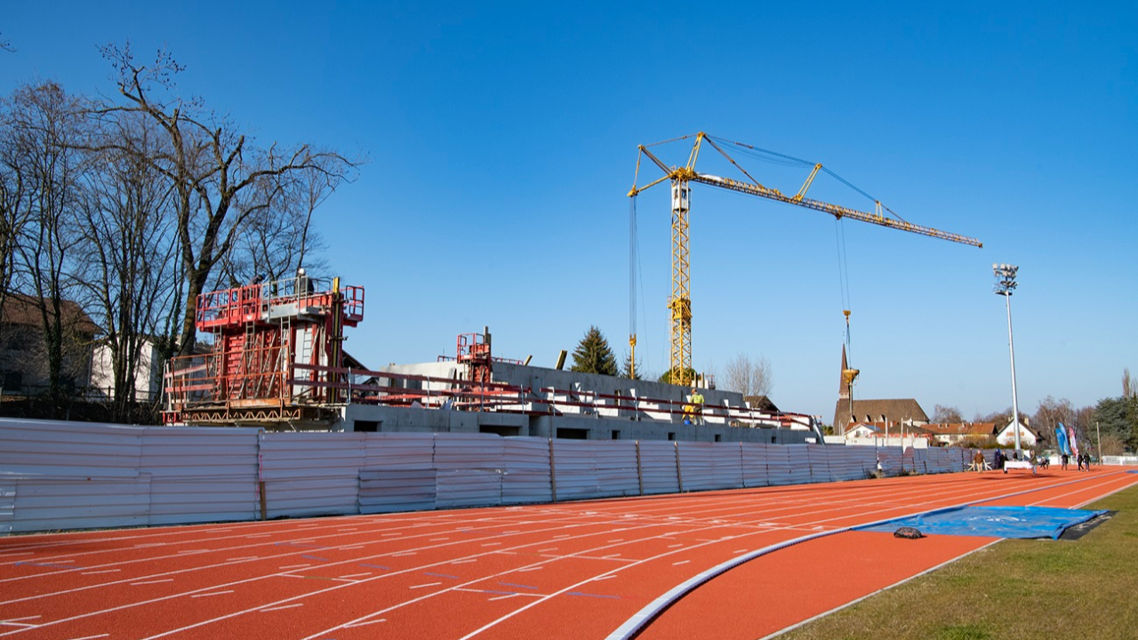 Thonon : dernière ligne droite pour les travaux du stade de Vongy