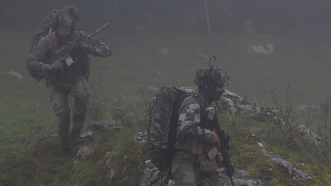 Trois jours d'entraînement au Plateau des Glières pour les chasseurs alpins