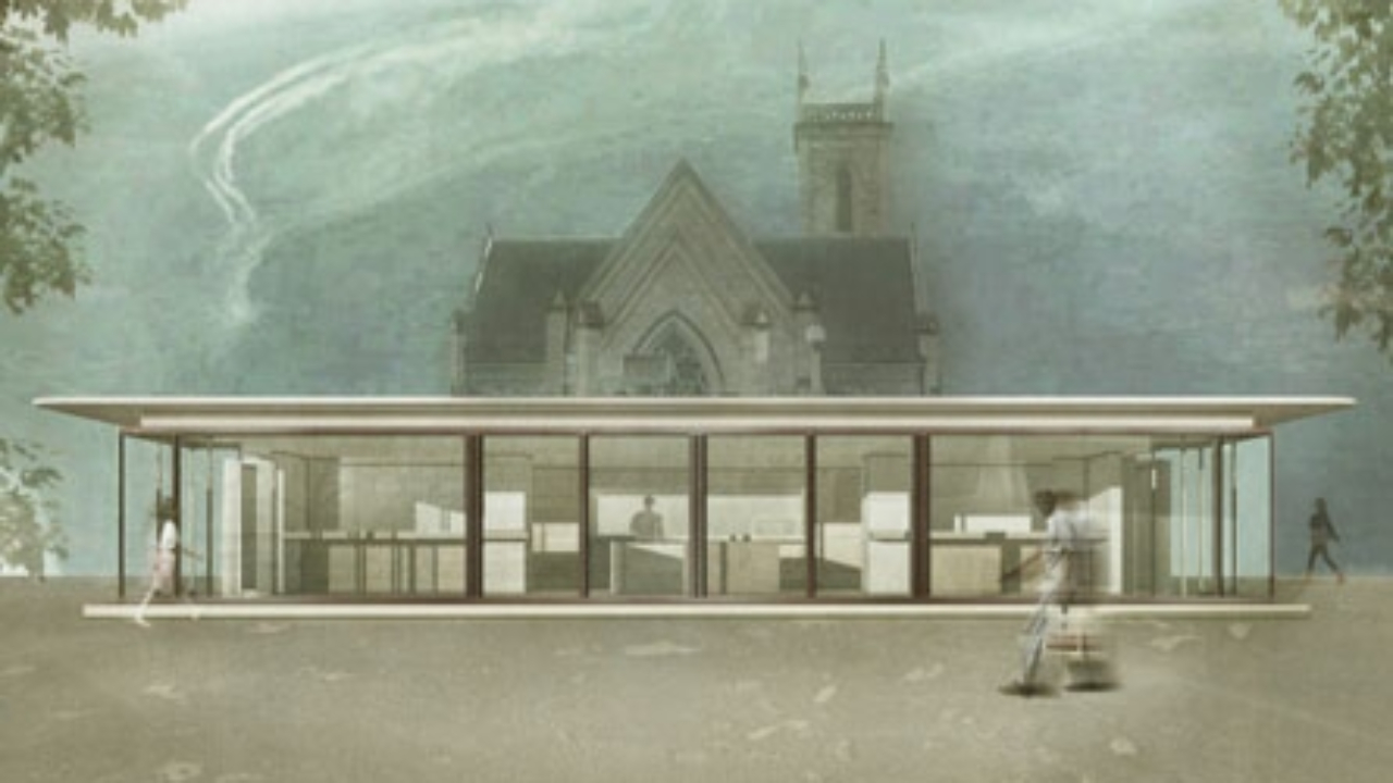 Un chantier de r&eacute;novation au pavillon de la gare routi&egrave;re &agrave; Gen&egrave;ve