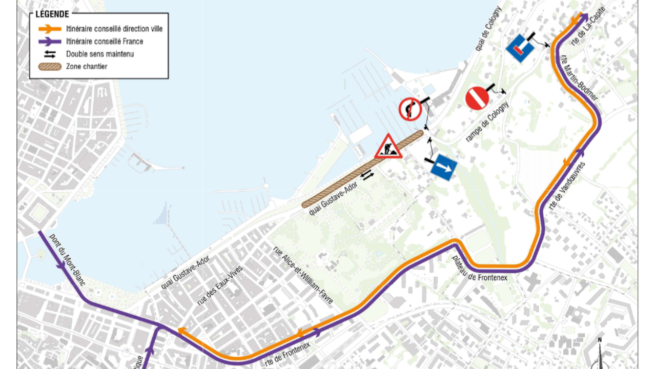 Genève : un important chantier va débuter dans le centre