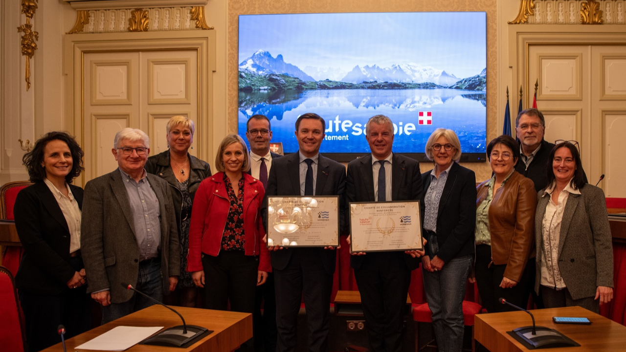 Un jumelage entre la Haute-Savoie et le Morbihan