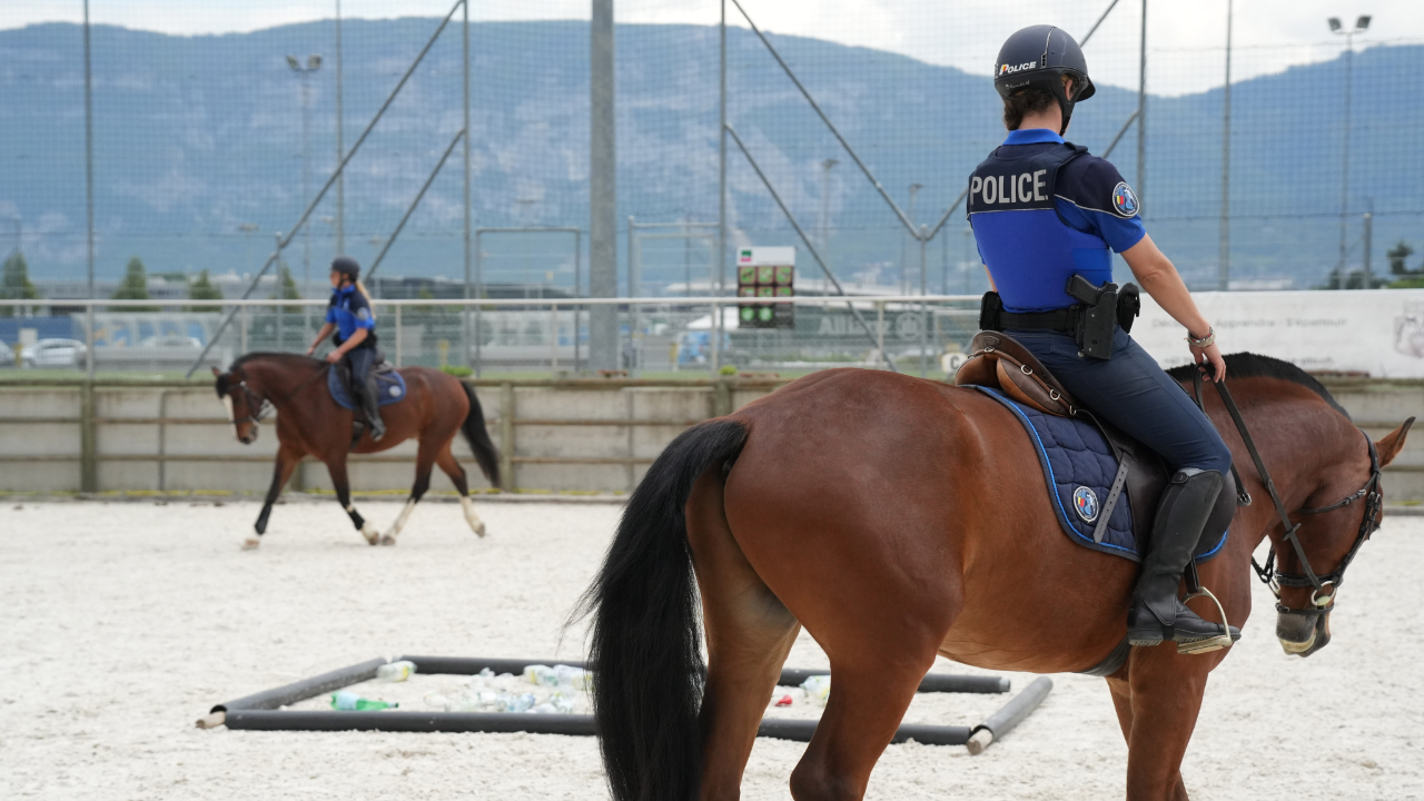 Une brigade équestre pour la police genevoise