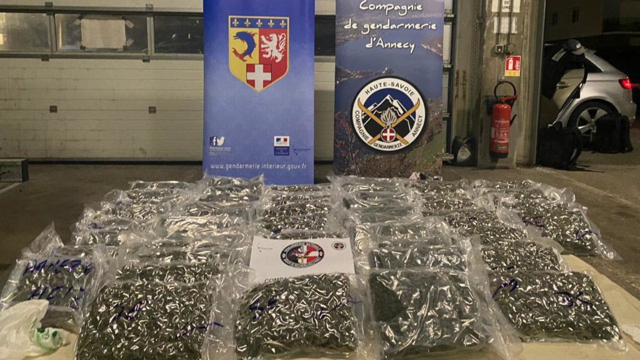 Une importante saisie de drogue en Haute-Savoie
