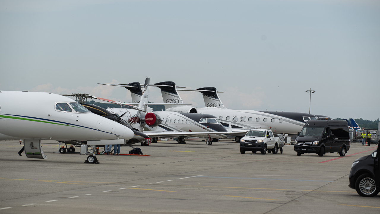 Une manifestation contre les jets privés à Genève
