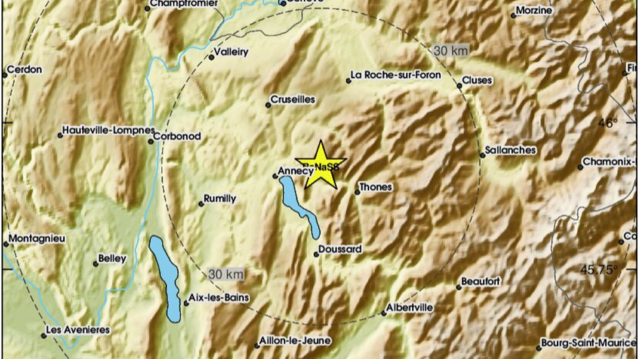 Séismes en Haute-Savoie ce vendredi, la foudre à Thonon