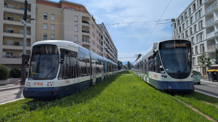 Annemasse-Gen&egrave;ve : Le tram 17 fait ses premiers essais