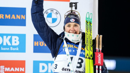 Biathlon : premier podium en coupe du monde pour une athlète du Chablais