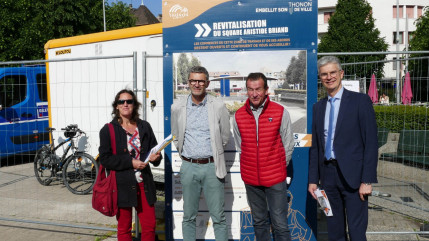 Bientôt une nouvelle fontaine pour le square Aristide-Briand à Thonon (interview)