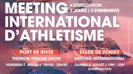 Dans quelques jours, le grand meeting international d'athlétisme va inaugurer le stade de Vongy à Thonon (interview)